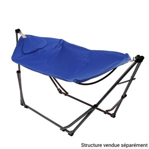 Toile hamac tissu recyclé bleu