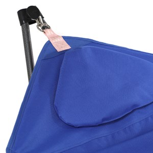 Toile hamac tissu recyclé bleu