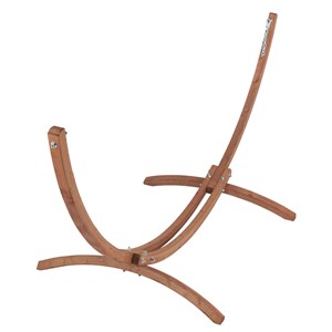 Hamac à franges avec support de bois