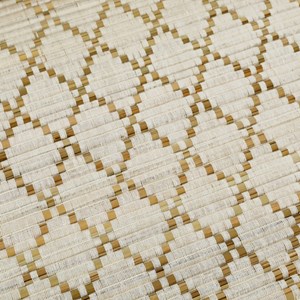 Natte de plage paille et coton