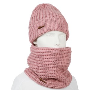 Tour de cou en fibres recyclées Pulse Rose