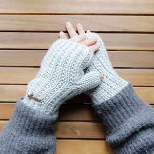 Mitaines en fibres recyclées Pulse Gris