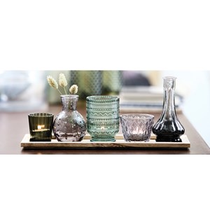 Plateau vases et lumignons