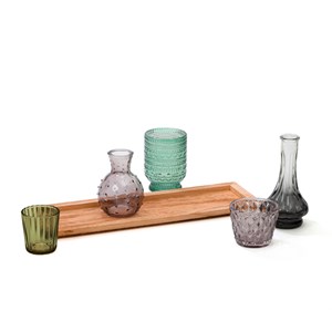 Plateau vases et lumignons