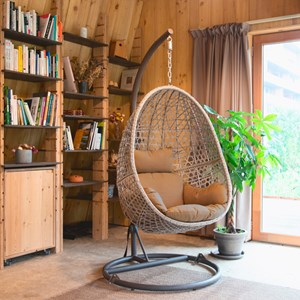 Grand fauteuil suspendu Longchi