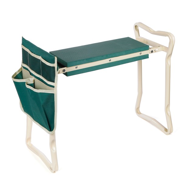 Luckyermore - Banc de jardinage 2 en 1