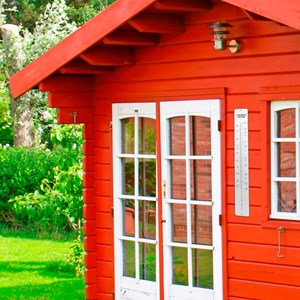 Thermomètre géant en métal