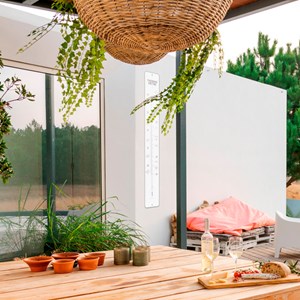 Thermomètre géant en métal