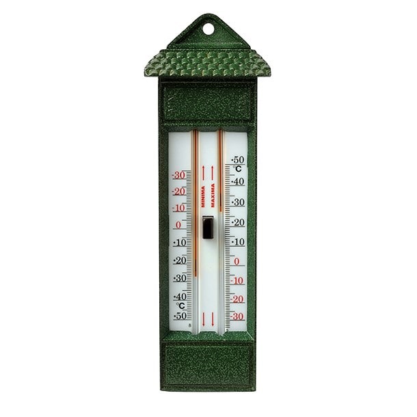 Thermomètre de jardin en schiste 45 x 10 cm - Jardideco