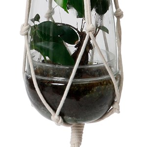 Suspension en macramé 90cm