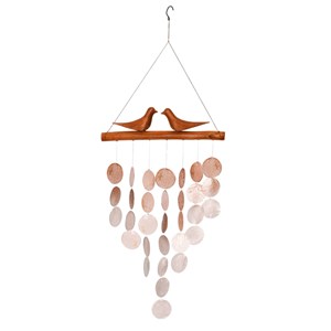 Carillon oiseaux bois et nacre