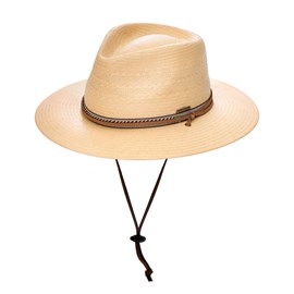 Chapeau de paille tressé Stetson