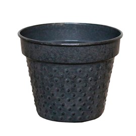 Pot de fleur en métal recyclé