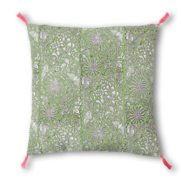 Coussin Jodhpur impression artisanale Nature & Découvertes