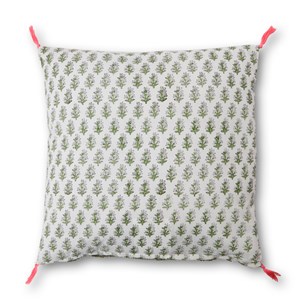Coussin Jodhpur impression artisanale 40x40
