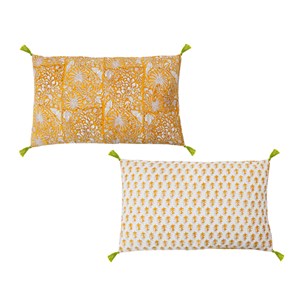 Coussin Jodhpur impression artisanale 30x50