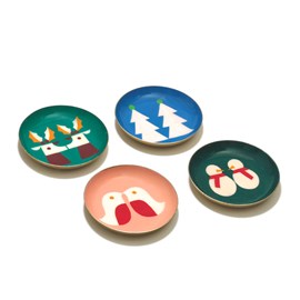 Ensemble 4 coupelles Noël Skadi