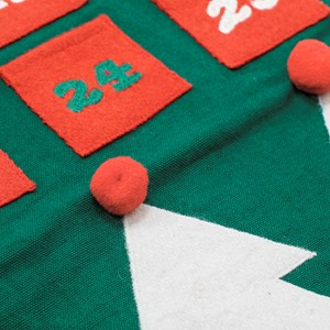 Calendrier de l'Avent réutilisable tissu