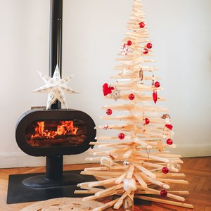 Sapin en bois réutilisable