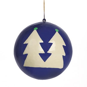 Boule de Noël à motifs