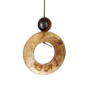 Carillon bois et perles de verre