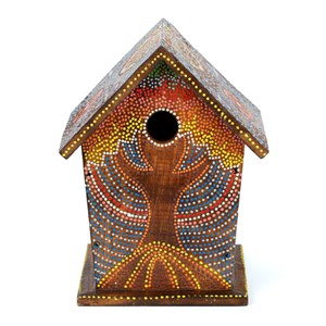 Nichoir balinais en bois fait main