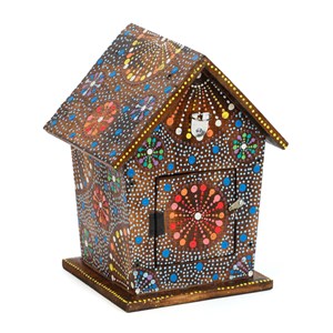 Nichoir balinais en bois fait main