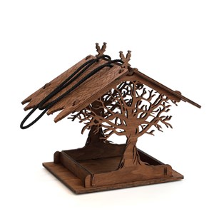 Mangeoire en bois à monter soi-même