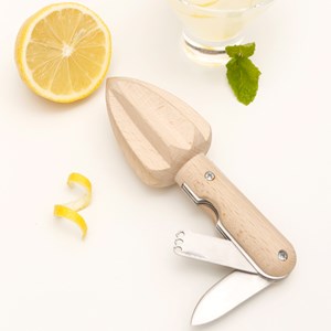 Presse citron multifonctions en bois