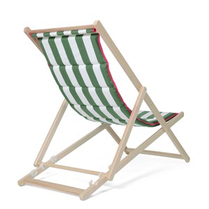 Chilienne matelassée à rayures Vert