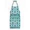 Tablier de cuisine impression artisanale Bleu