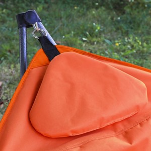 Toile de hamac matelassée orange