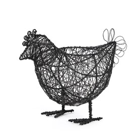 Panier à œufs poule