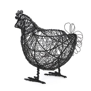 Panier à œufs poule