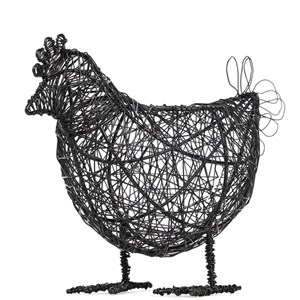 Panier à œufs poule