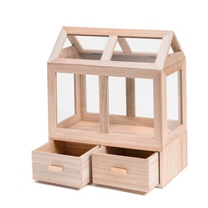 Serre d'intérieur en bois