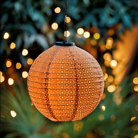 Lampion solaire jaune