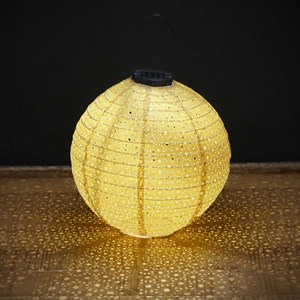 Lampion solaire jaune