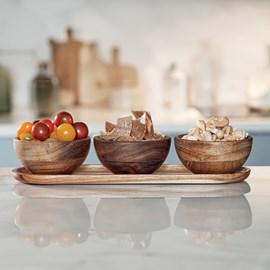 Plateau apéritif 3 coupelles