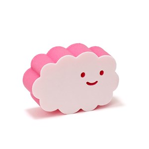 Éponge nuage kawaï Rose