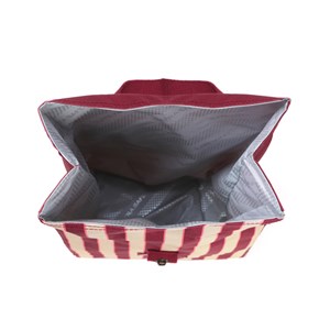Sac repas étanche rayé