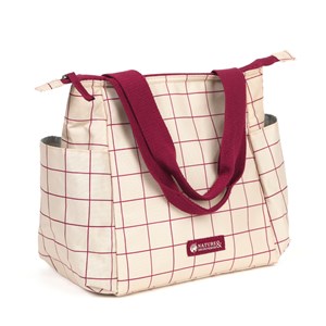 Sac repas isotherme carreaux