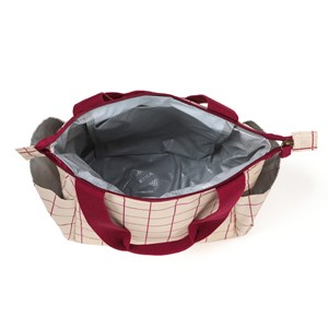 Sac repas isotherme carreaux