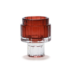 Bougeoir réversible Marron