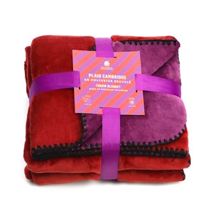 Plaid Cambridge matière recyclée