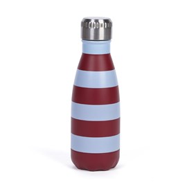 Bouteille isotherme rayée