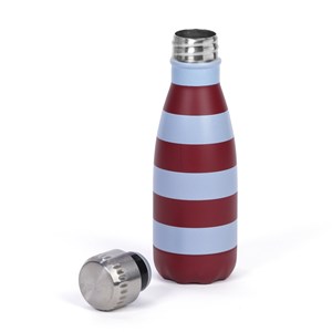 Bouteille isotherme rayée