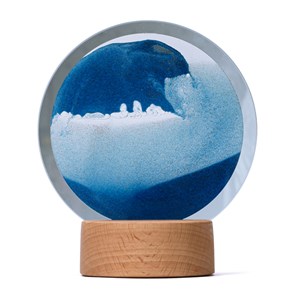 Disque de sable bleu