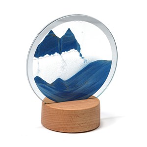 Disque de sable bleu