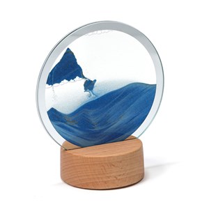Disque de sable bleu